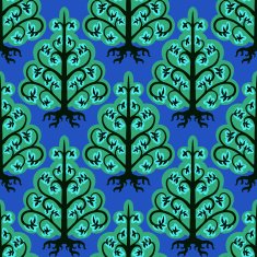 Suzani vector ethnic pattern with Kazakh motifs N8