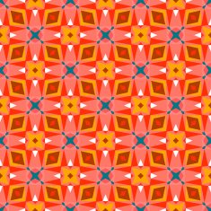 Multicolor geometric pattern in bright color N6