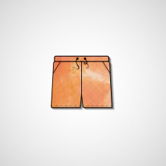 Abstract illustration on shorts N104