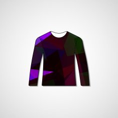 Abstract illustration on sweater N95
