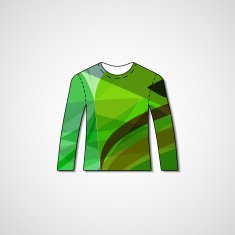Abstract illustration on sweater N96