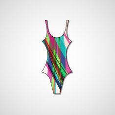 female swimsuit isolated on white background N6