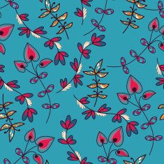 Seamless texture with flowers N77