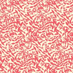 Elegant pattern with abstract leafs silhouettes