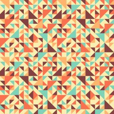 Seamless geometric pattern with triangle