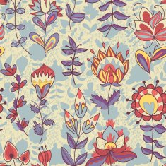 Seamless texture with flowers N78