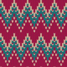seamless zigzag vector knitted background N2