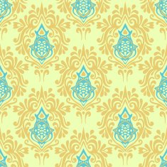 Damask seamless vector pattern N7