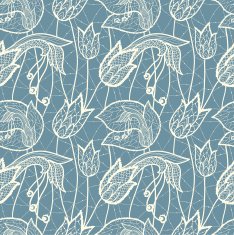 Flower lacy seamless background N11