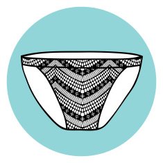 Lacy sexy vector bra