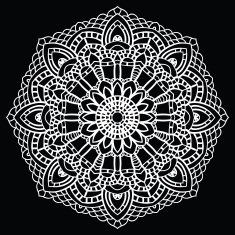 Crochet lace mandala N5