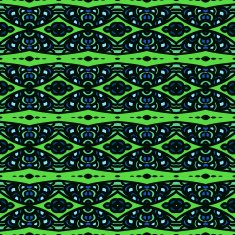 Pattern with bold ethnic stylized ornaments N2