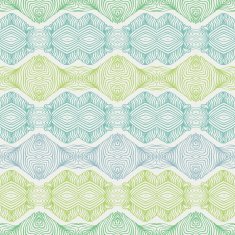 linear seamless lace pattern in green shades