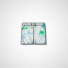 Abstract illustration on shorts N114
