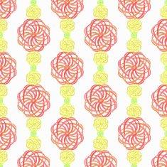 Elaborate colorful vertical pattern
