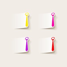 realistic design element tie N9