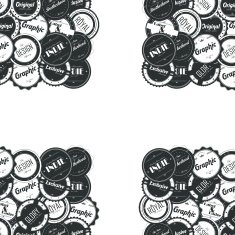 vintage sticker label N103