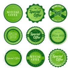 vintage sticker label N108