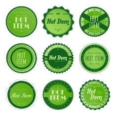 vintage sticker label N110