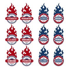 vintage sticker label N115