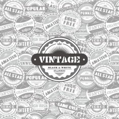 vintage sticker label N126