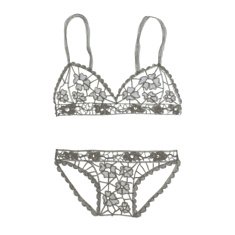 Hand drawn vector sexy lingerie set N3