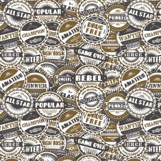vintage sticker label N127
