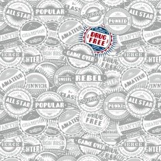 vintage sticker label N128