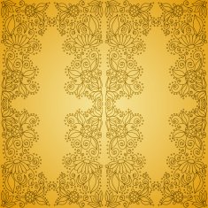 Seamless Vintage Gold Pattern