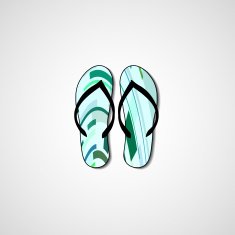 Abstract illustration on flip flops N112