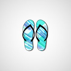 Abstract illustration on flip flops N114