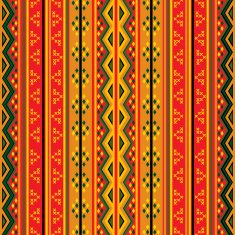 Geometric tribal pattern