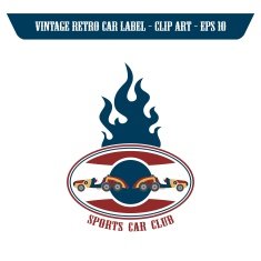 vintage sticker label N154
