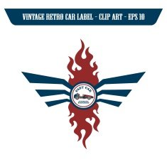 vintage sticker label N155