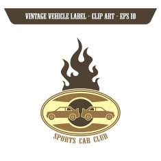 vintage sticker label N161