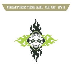 vintage sticker label N187