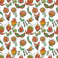 Seamless texture with flowers N83
