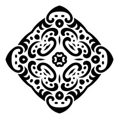 Abstract vector mehndi tattoo ornament N2