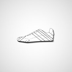 Abstract illustration on sneakers N112
