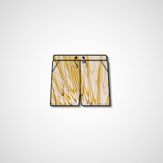 Abstract illustration on shorts N129