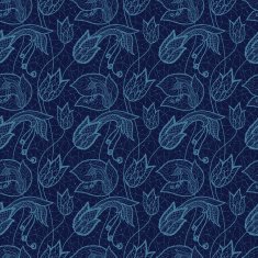 Flower lacy seamless background N13