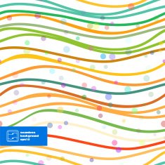 Abstract Striped Seamless Pattern Vector