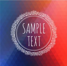geometric background made of triangles N33