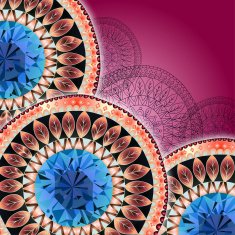 Vector abstract floral decorative background N28