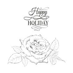Happy holiday valntines card