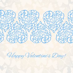 Valentine's Day romantic background Template for your design N3