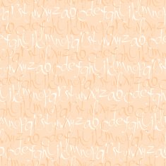 Seamless pattern with hand drawn decorative letters N7