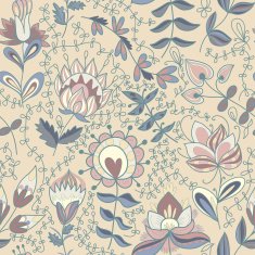 Seamless texture with flowers N86