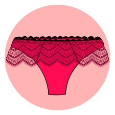 Lacy sexy vector panty