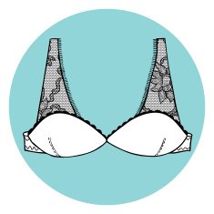 Lacy sexy vector bra N5
